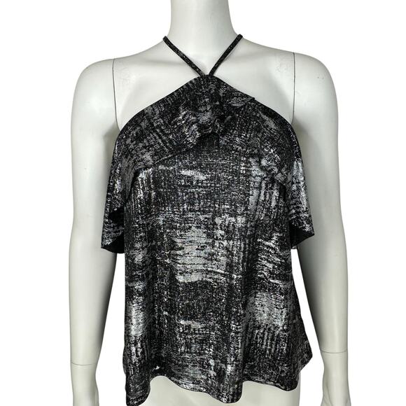Sunday in Brooklyn Zooey Top Womens Medium Halter Whimsigoth Goth Party Anthro - Picture 2 of 9